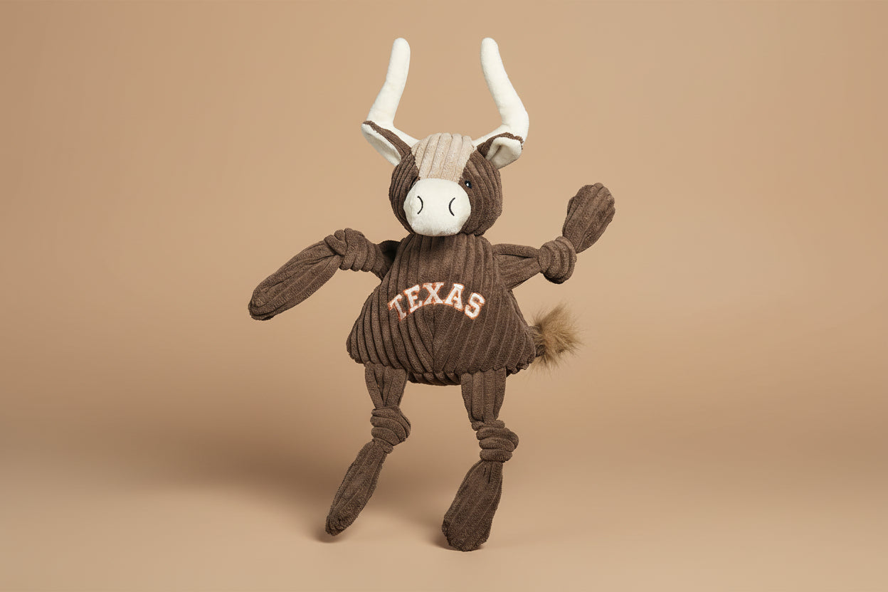 HuggleHounds Texas Longhorn Plush Toy L