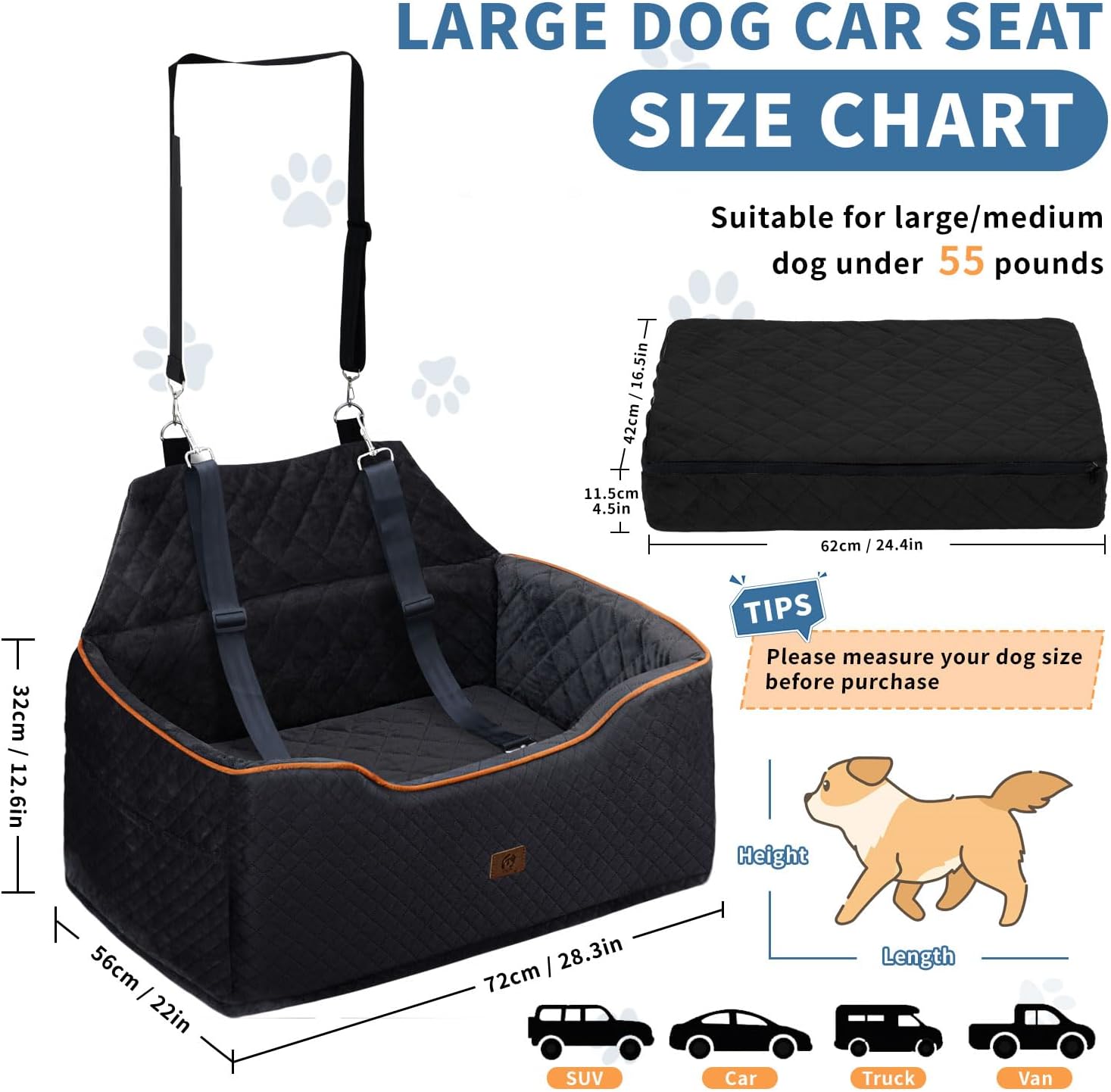 CozyPup Car Booster Seat