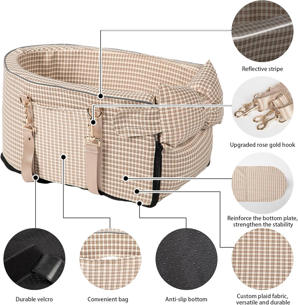 PetSafe Deluxe Console Car Seat for Small Dogs