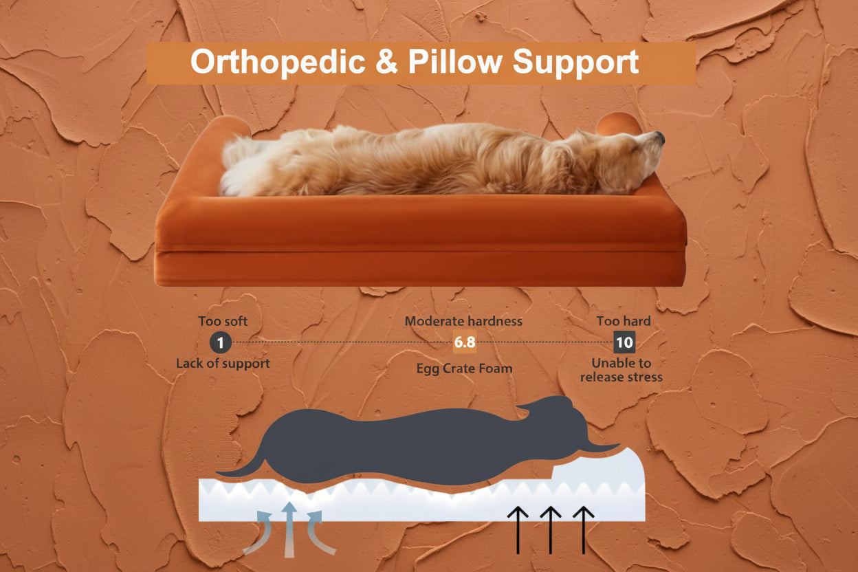 Luxury XL Orthopedic Dog Sofa