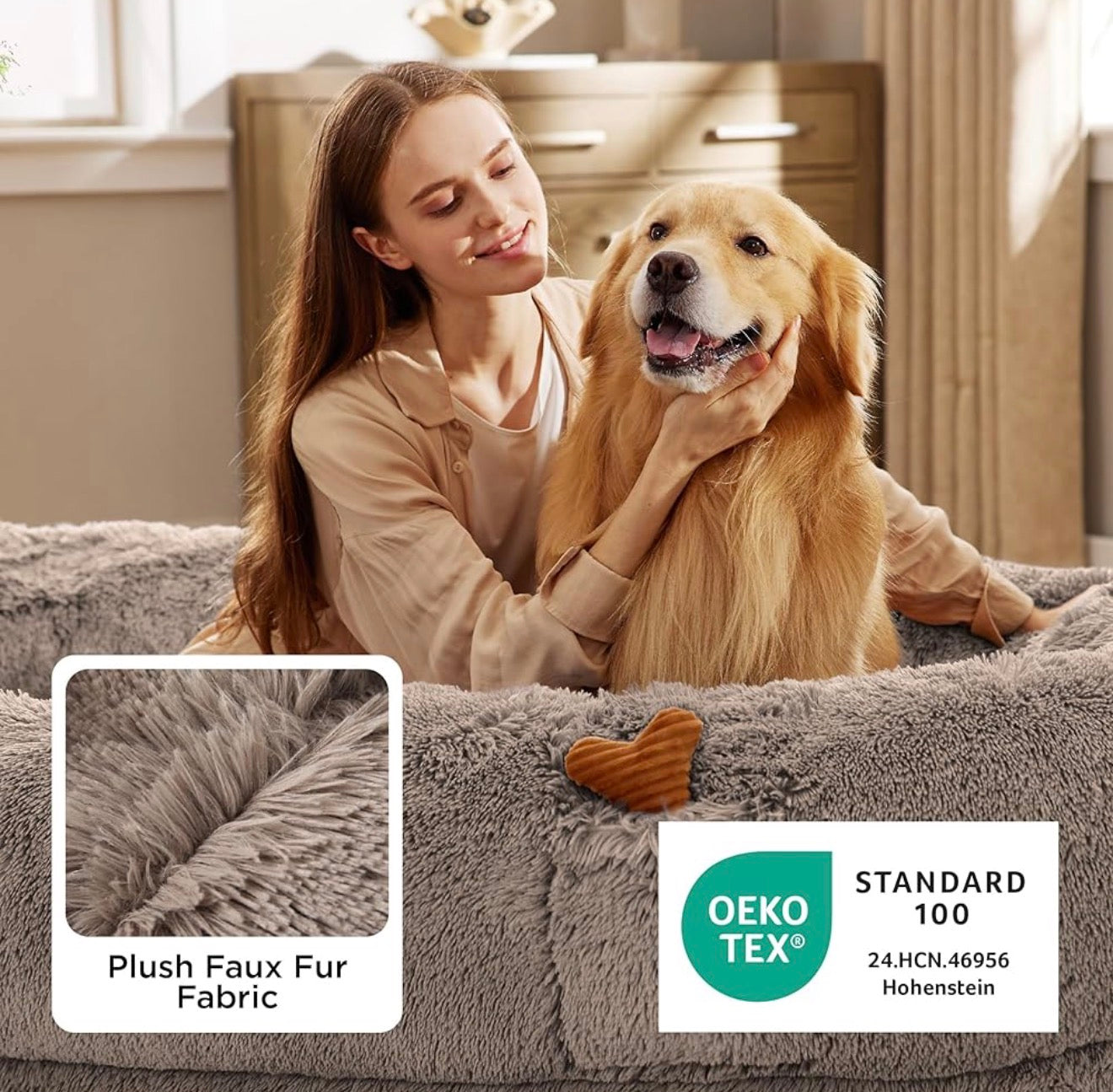 THE PLUFL Comfy Human Dog Bed